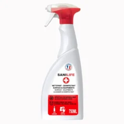 Spray 3 en 1 : désinfectant - détergent - nettoyant 750 ml SANILIFE 310.0217
