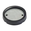 Tampon caoutchouc rond avec enfort plaque metallique ø125x26mm CLAS EG 1152