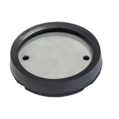 Tampon caoutchouc rond avec enfort plaque metallique ø120x22mm CLAS EG 1151