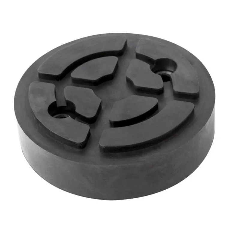 Tampon caoutchouc rond avec renfort 2 rondelles metalliques ø120x32mm CLAS EG 1146