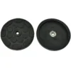 Tampon caoutchouc rond avec renfort rondelle metallique ø120x4mm CLAS EG 1150
