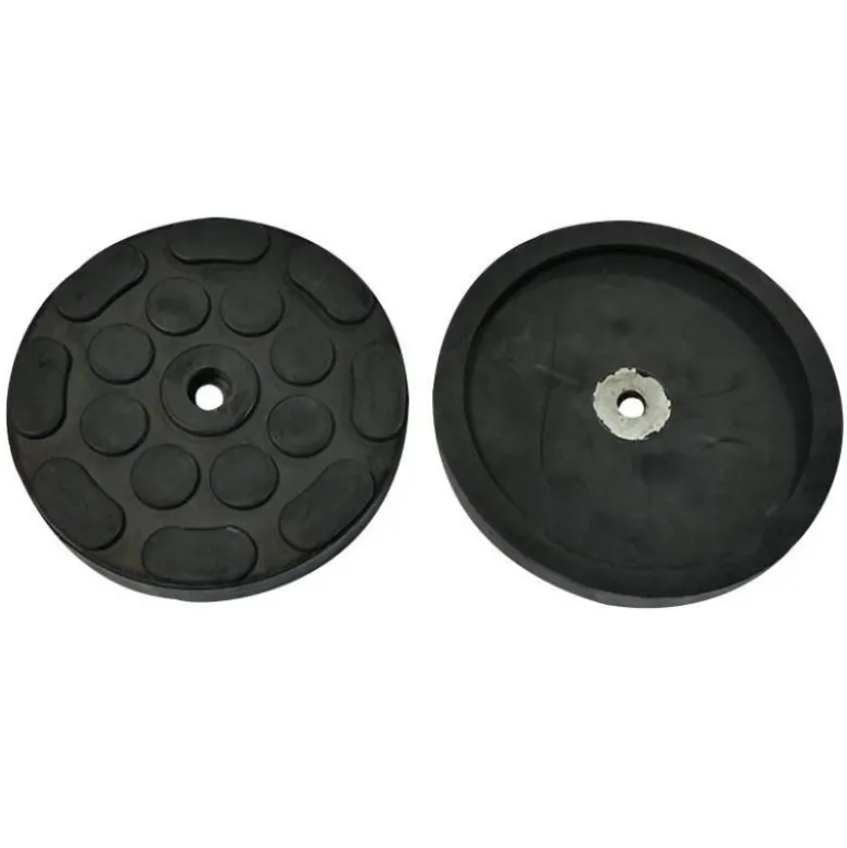 Tampon caoutchouc rond avec renfort rondelle metallique ø120x4mm CLAS EG 1150