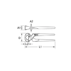 Tenailles russe chrome vanadium - KS TOOLS