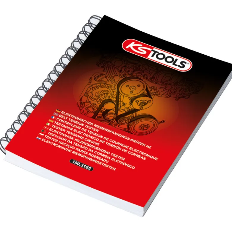 Tensiomètre de courroie électronique KS TOOLS 150.3165