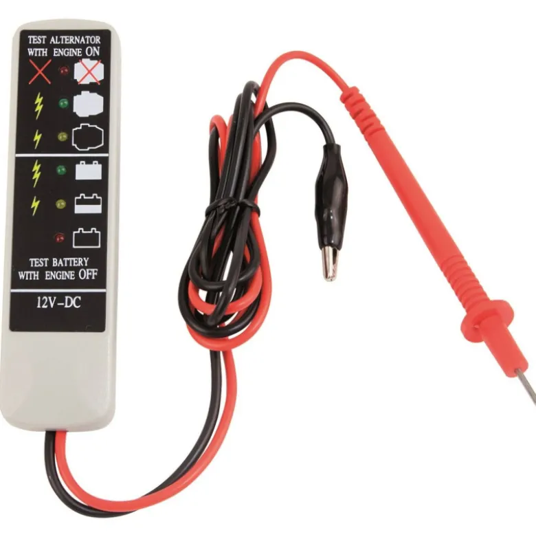 Testeur de charge (led) pour batteries et alternateurs 12v CLAS OE 0035BL