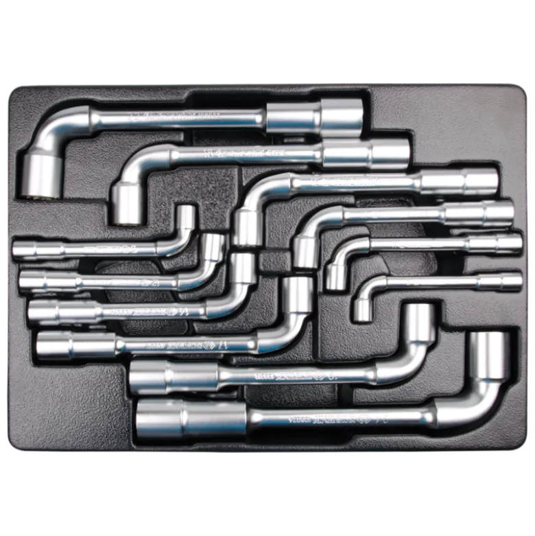 Thermoformé 12 Clés À Pipe 8, 10-14, 16-19, 22 24Mm King Tony - 91912MR
