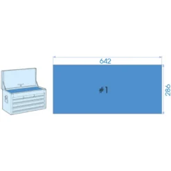Thermoformé 69 Pièces En Pouce Et Mm Pour Coffre King Tony - 97069CR