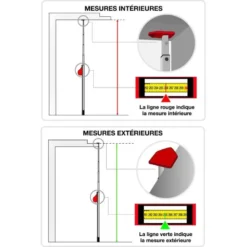 Téléfix télescopique jusqu'à 10m - METRICA