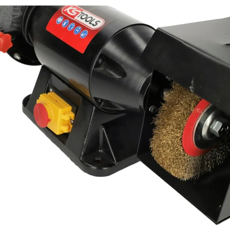 Touret à meuler 520 W avec brosse - KS TOOLS 500.8461