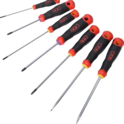 Tournevis Bi-Matiere Fente Et Pozidriv - Jeu De 7 SAM Outillage - T-PZJ7