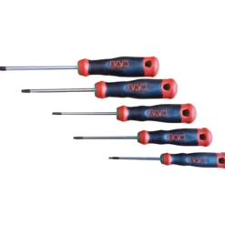 Tournevis Bi-Matiere Resistorx - Jeu De 5 SAM Outillage - T-RJ5