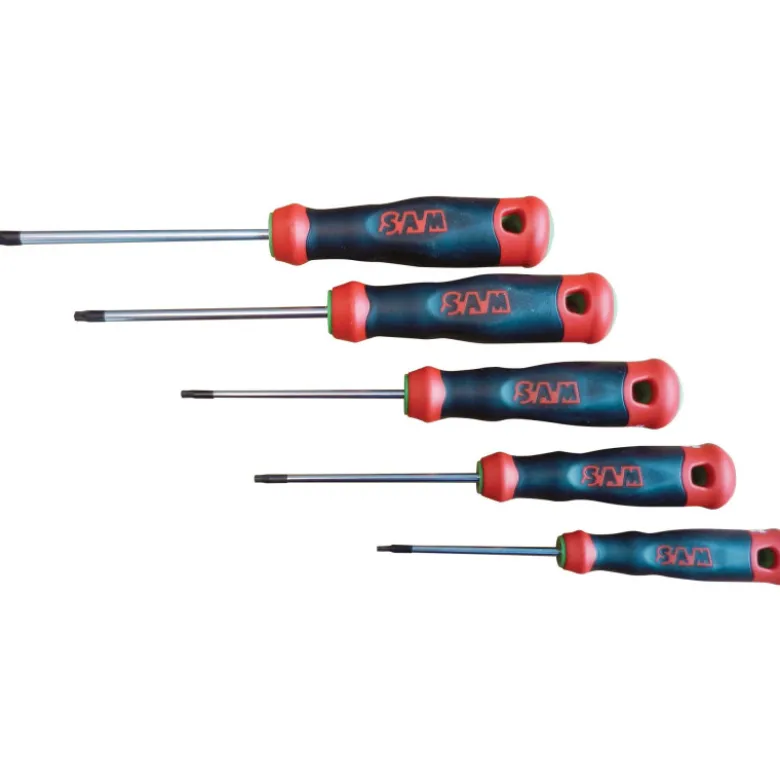Tournevis Bi-Matiere Torx - Jeu De 5 SAM Outillage - T-XJ5