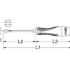 Tournevis fente bi-matière isolé 1000V pour borniers électriques KS Tools