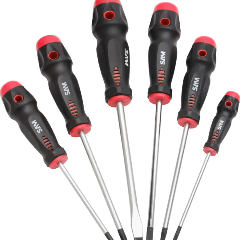Tournevis Fente Et Phillips - Jeu De 6 SAM Outillage - TA-J1