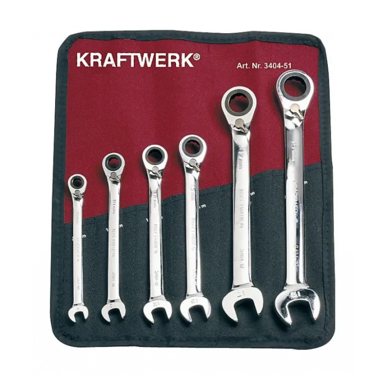 Trousse de 6 Clés à Cliquet Reversibles ClicKraft KRAFTWERK 3404-51