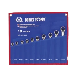 Trousse De 10 Clés À Cliquet Réversible Pouce 5/16" À 15/16" King Tony - 12210SR