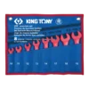 Trousse De 8 Clés Fourches Isolées (10.11.12.13.14.17.18.19) King Tony - 12FVE08MRN