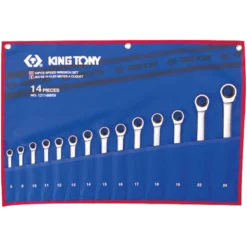 Trousse De 14 Clés Mixtes À Cliquet 8 À 24Mm King Tony - 12114MRN