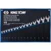 Trousse De 15 Clés Mixtes Légères 10-17:19-21-22-24-27-30-32Mm King Tony - 12D15MRN