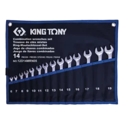 Trousse De 14 Clés Mixtes Légères 6 À 19Mm King Tony - 12D14MRN05