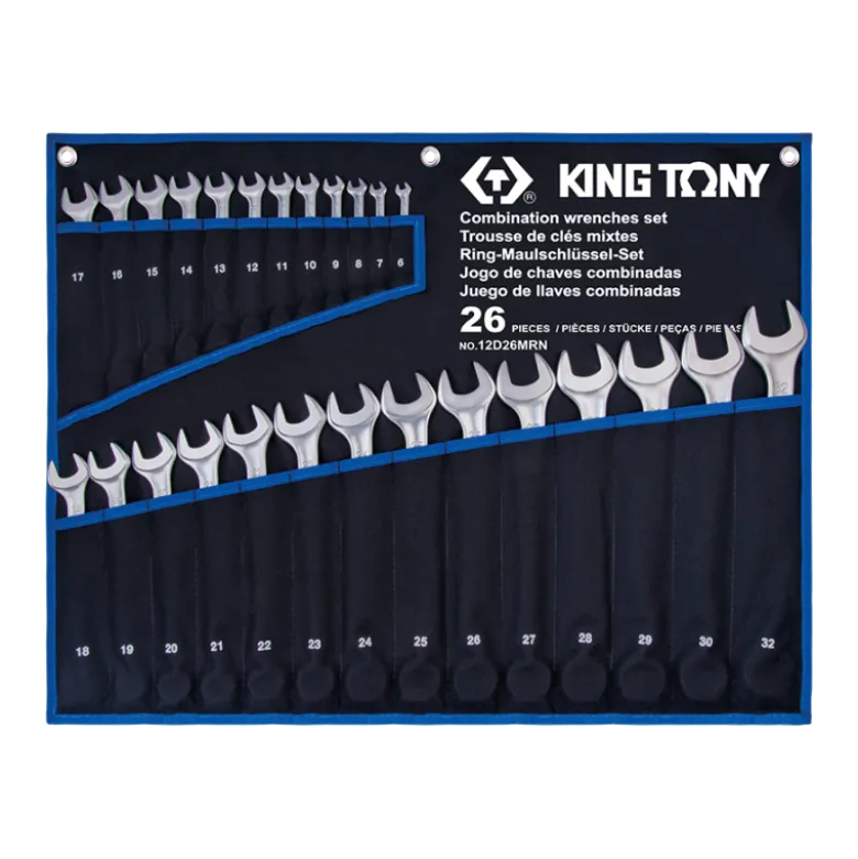 Trousse De 26 Clés Mixtes Légères 6 À 32Mm King Tony - 12D26MRN