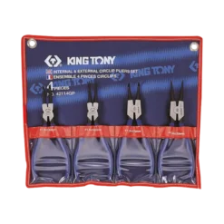 Trousse De 4 Pinces Circlips King Tony - 42114GP