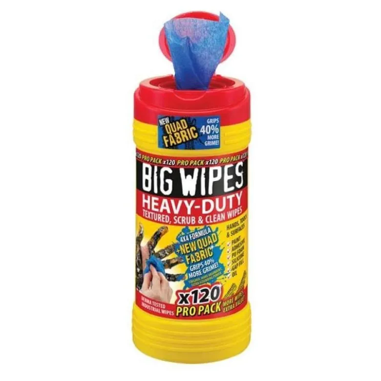 Tube de 120 lingettes Haute Performance BIG WIPES BIW-HD120