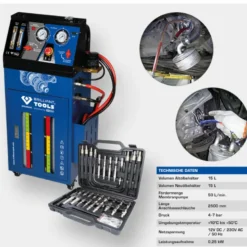 Unité de vidange et de remplissage pour boîte de vitesse automatique avec jeu d’adaptateurs 35pcs BRILLIANT TOOLS - BT626050