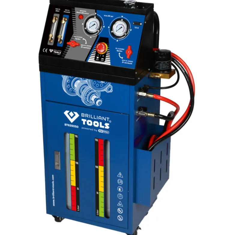 Unité de vidange et de remplissage pour boîte de vitesse automatique avec jeu d’adaptateurs 35pcs BRILLIANT TOOLS - BT626050