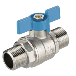 Vanne papillon cylindrique mâle/mâle PN 40 Prevost