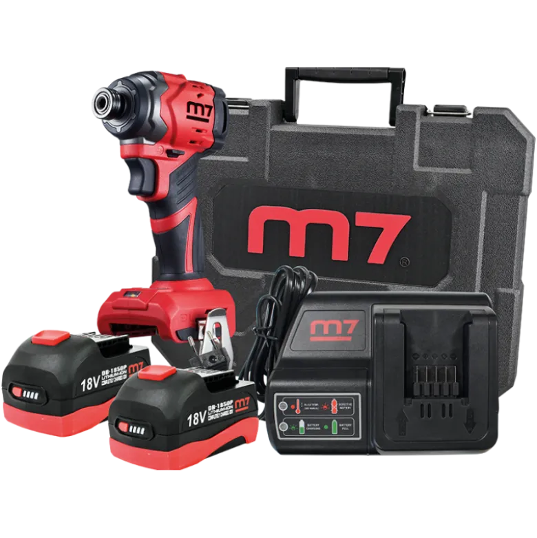 Visseuse 1/4" 18V + Chargeur + 2 Batteries 5Ah M7 - DS202A